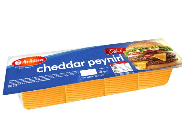 shredded processed cheese with cheddar