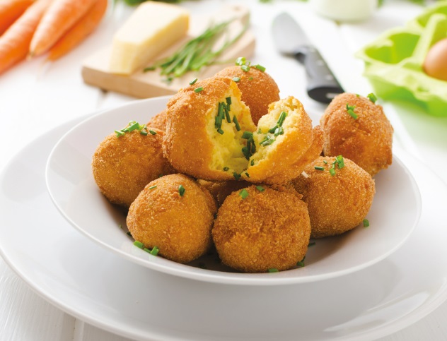 potato garnish ball